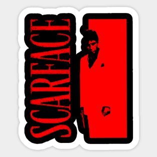 scarface vintage Sticker